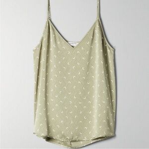 Babaton Everly Camisole in Crescent Moon Sage Frost/Frapp Cream
